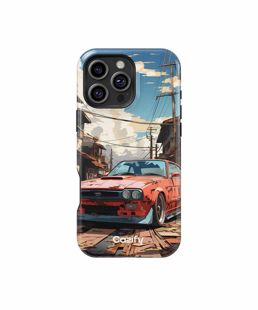 Rusty Rocket in a Forgotten Town iPhone case Case Cazify - Delivery Canada