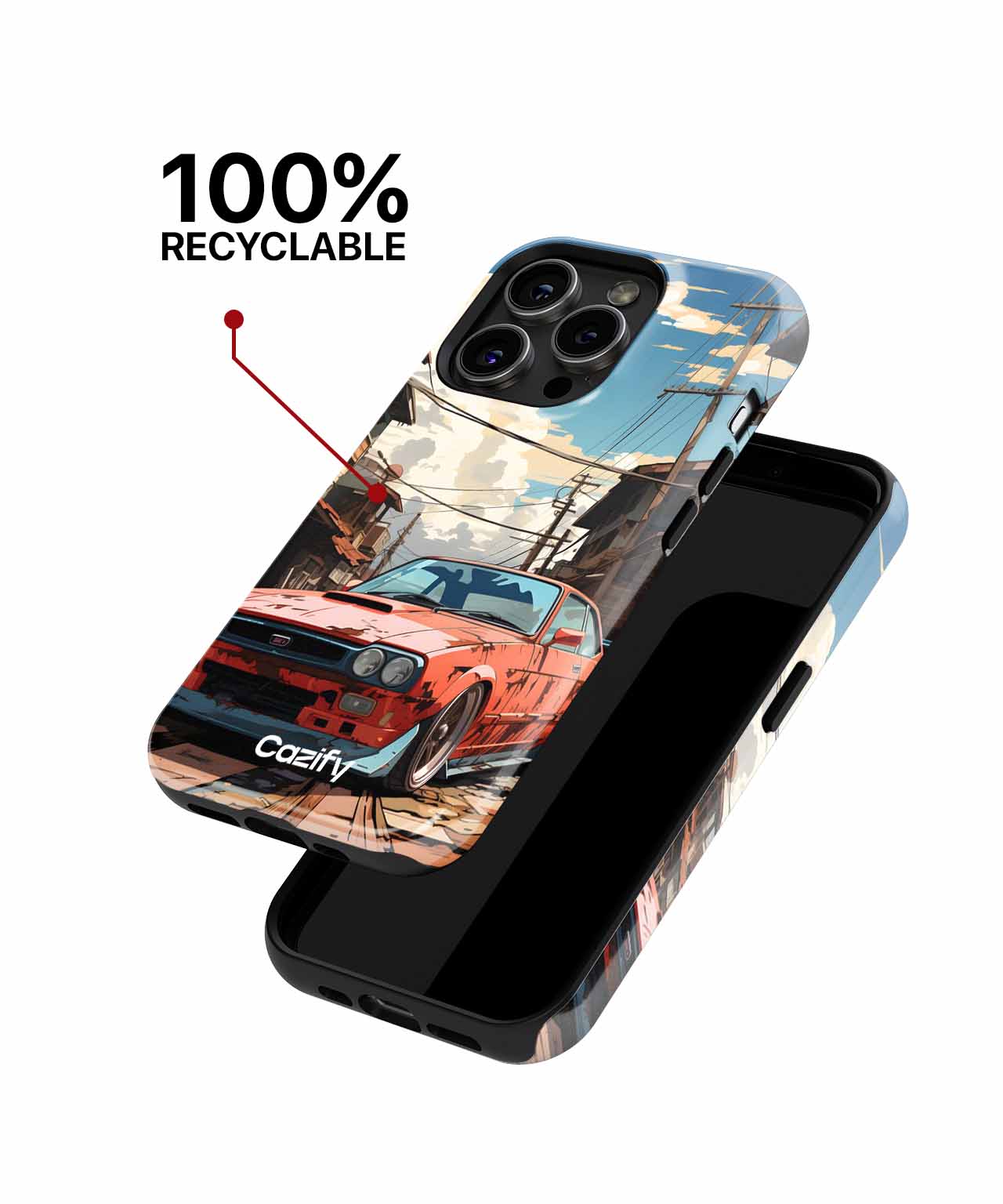 Rusty Rocket in a Forgotten Town iPhone case Case Cazify - Delivery Canada