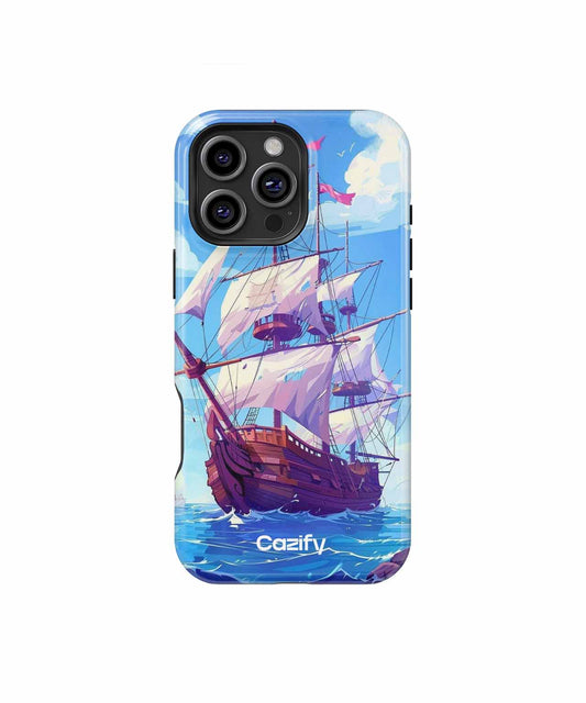 Sailing into Adventure on the High Seas iPhone case Case Cazify - Delivery Canada