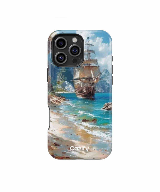 Sailing into Paradise with a Splash iPhone case Case Cazify - Delivery Canada