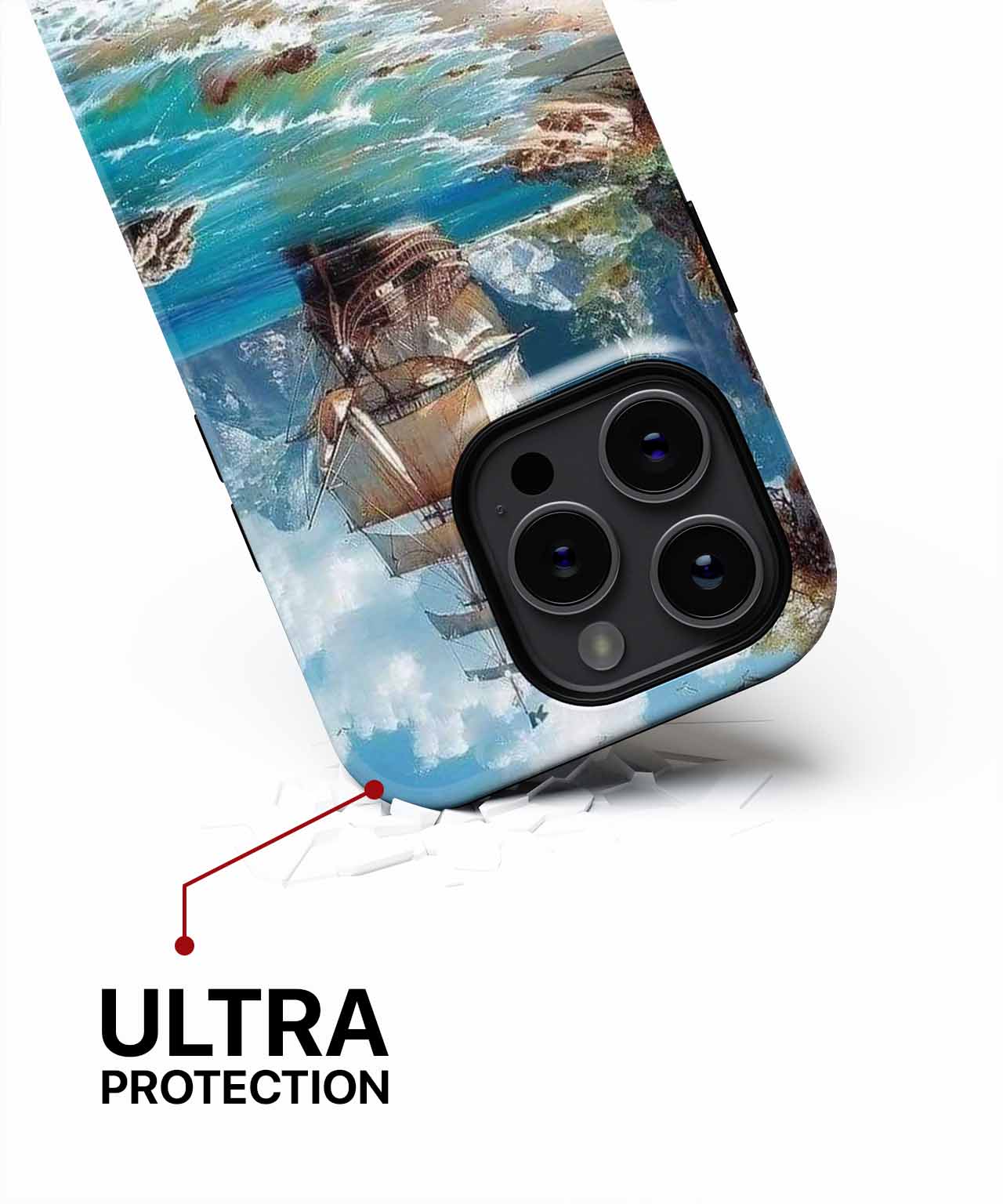 Sailing into Paradise with a Splash iPhone case Case Cazify - Delivery Canada