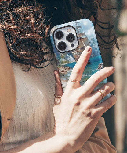 Sailing into Paradise with a Splash iPhone case Case Cazify - Delivery Canada