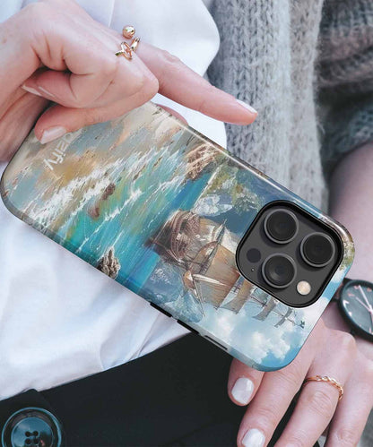 Sailing into Paradise with a Splash iPhone case Case Cazify - Delivery Canada