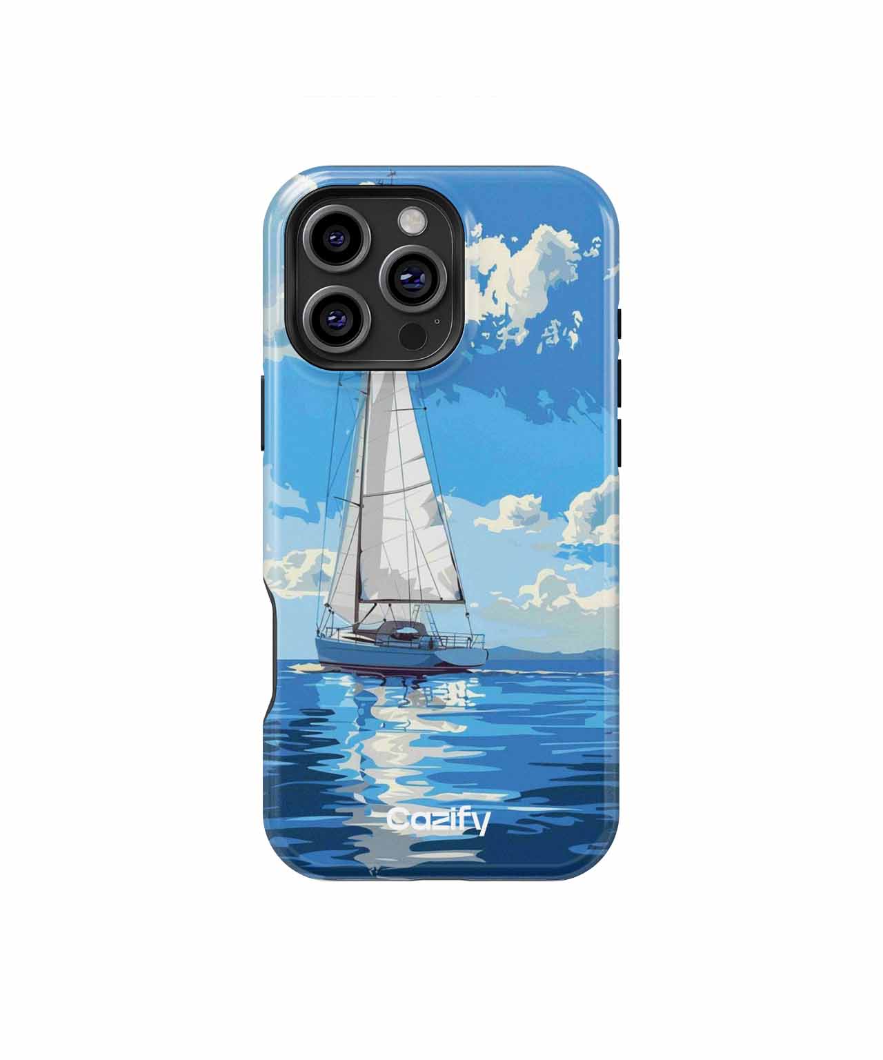 Sailing into Serenity on Sunny Seas iPhone case Case Cazify - Delivery Canada