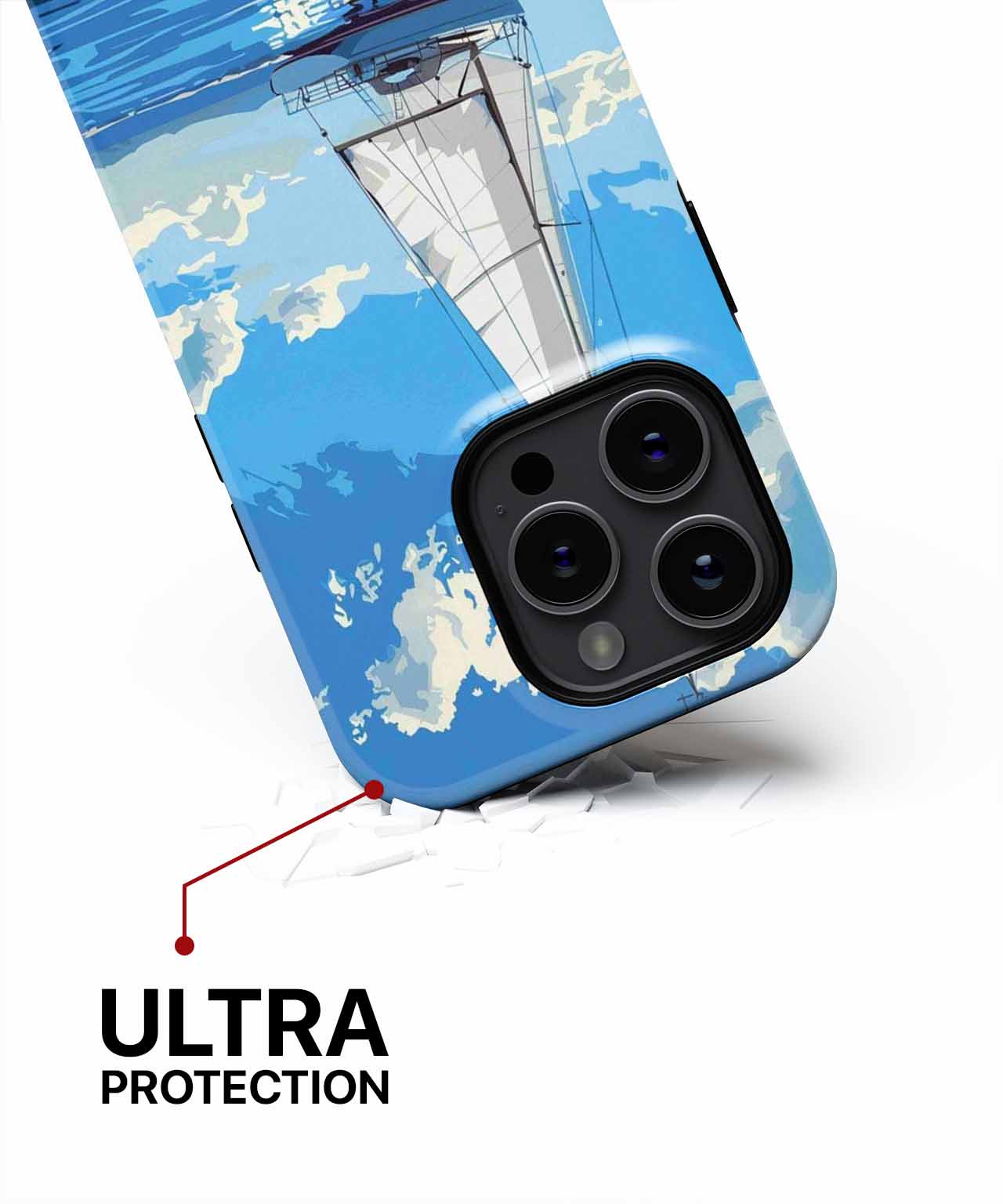 Sailing into Serenity on Sunny Seas iPhone case Case Cazify - Delivery Canada
