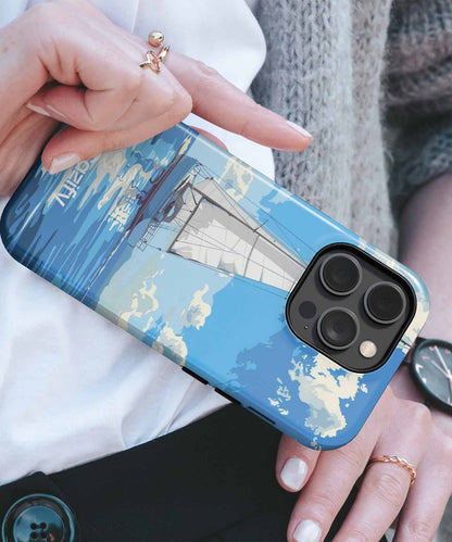 Sailing into Serenity on Sunny Seas iPhone case Case Cazify - Delivery Canada