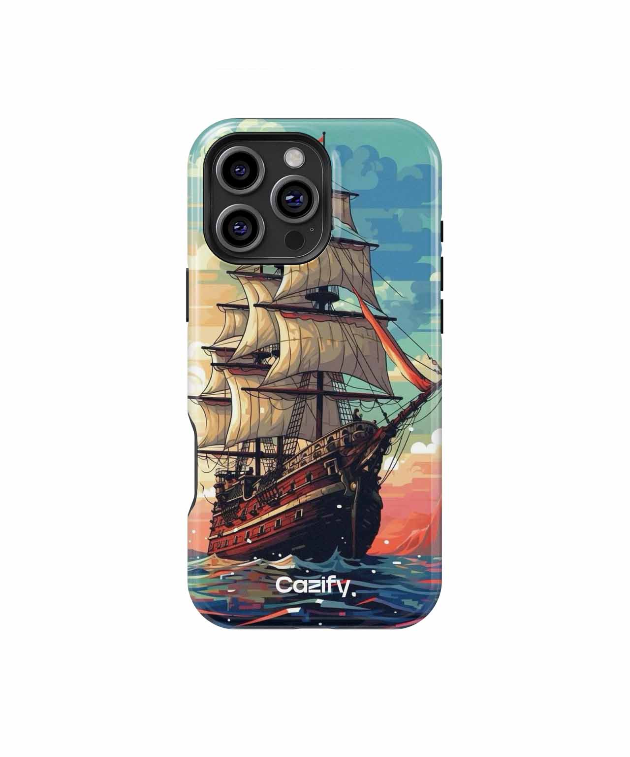 Sailing into the Colorful Horizon iPhone case Case Cazify - Delivery Canada