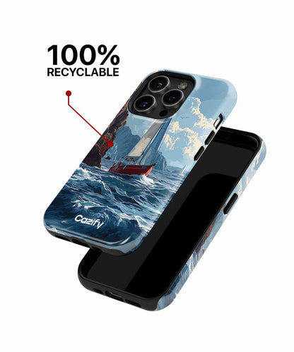 Sailing The Waves Of Adventure iPhone case Case Cazify - Delivery Canada