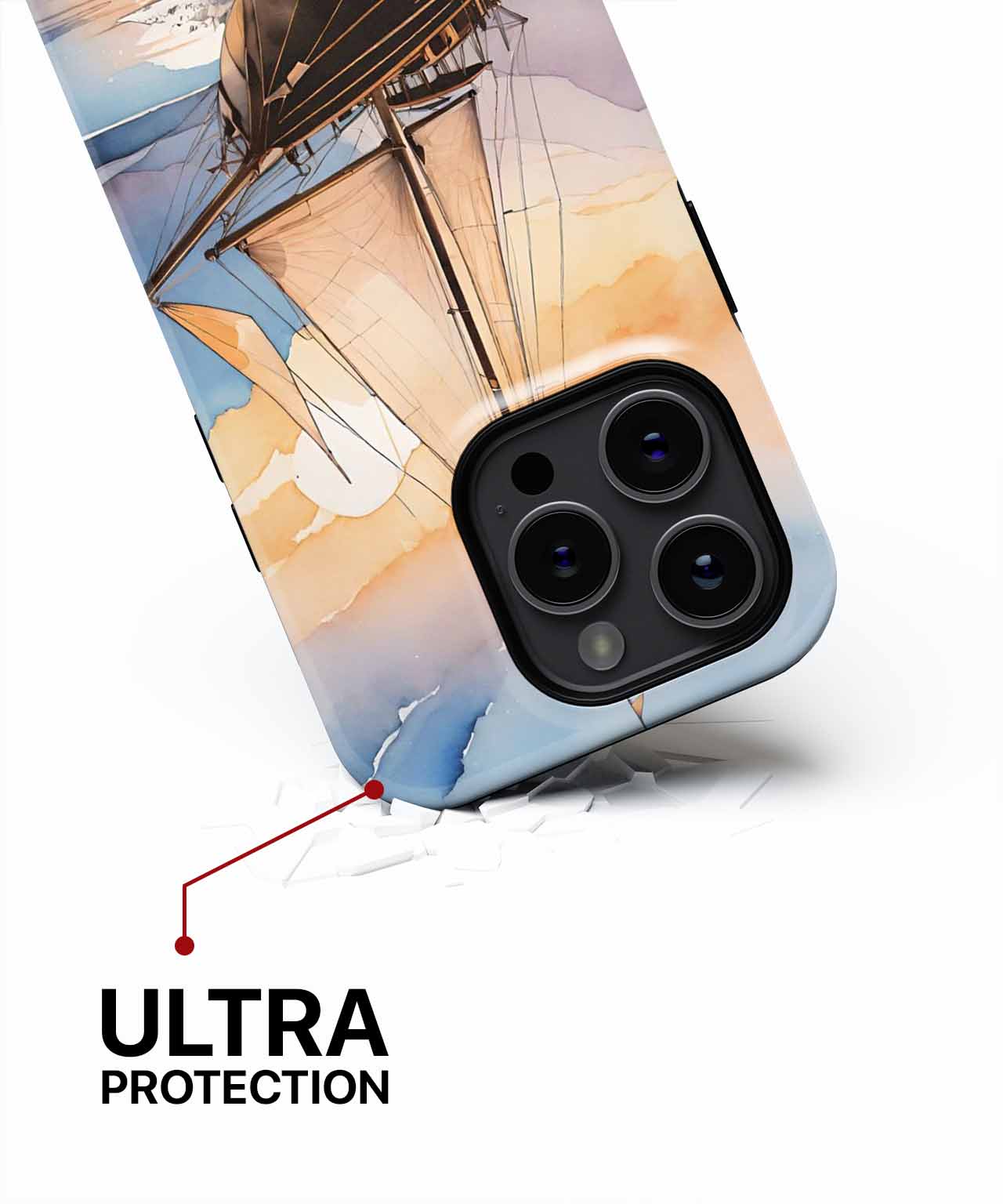 Sailing Through Sunny Dreamy Waters iPhone case Case Cazify - Delivery Canada