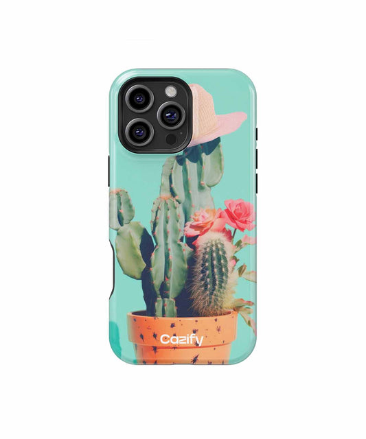 Sassy Cactus in a Stylish Hat iPhone case Case Cazify - Delivery Canada