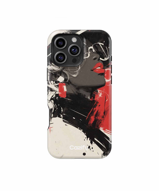 Sassy Diva in Bold Colors iPhone case Case Cazify - Delivery Canada