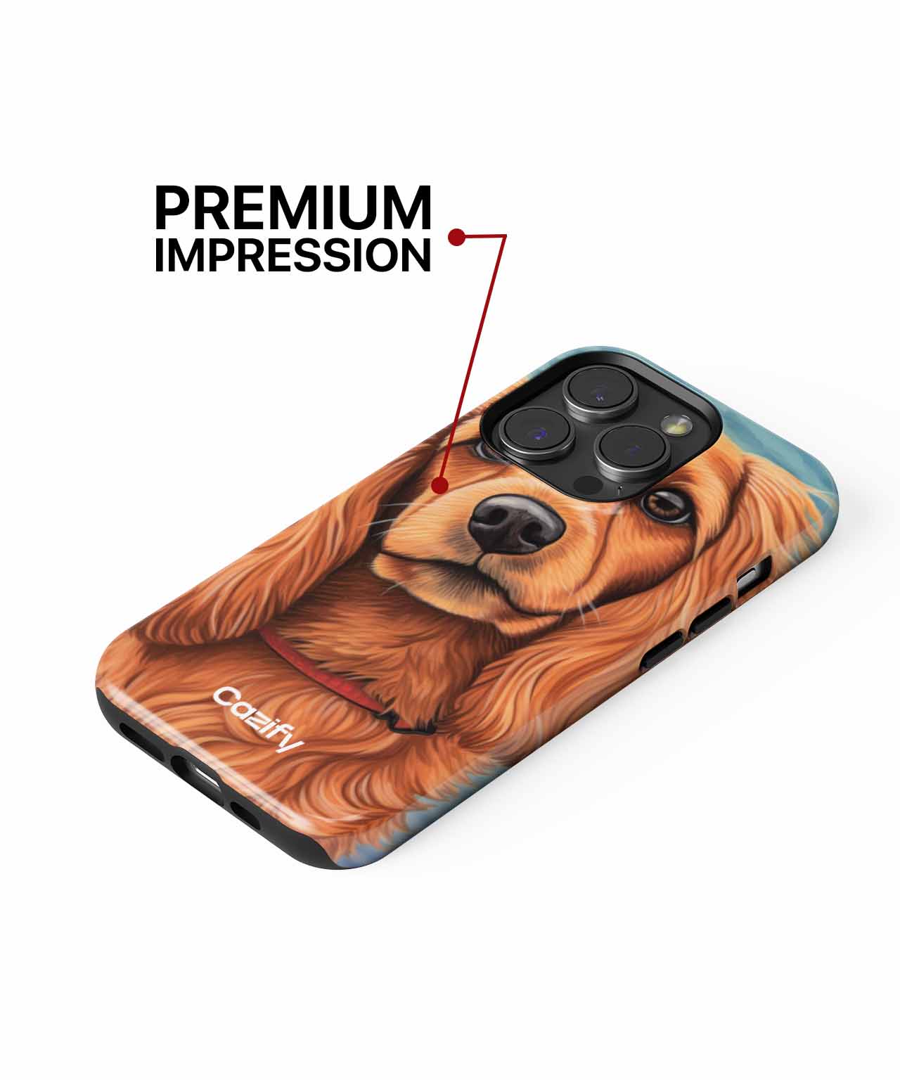 Sassy Golden Furball with Big Eyes iPhone case Case Cazify - Delivery Canada