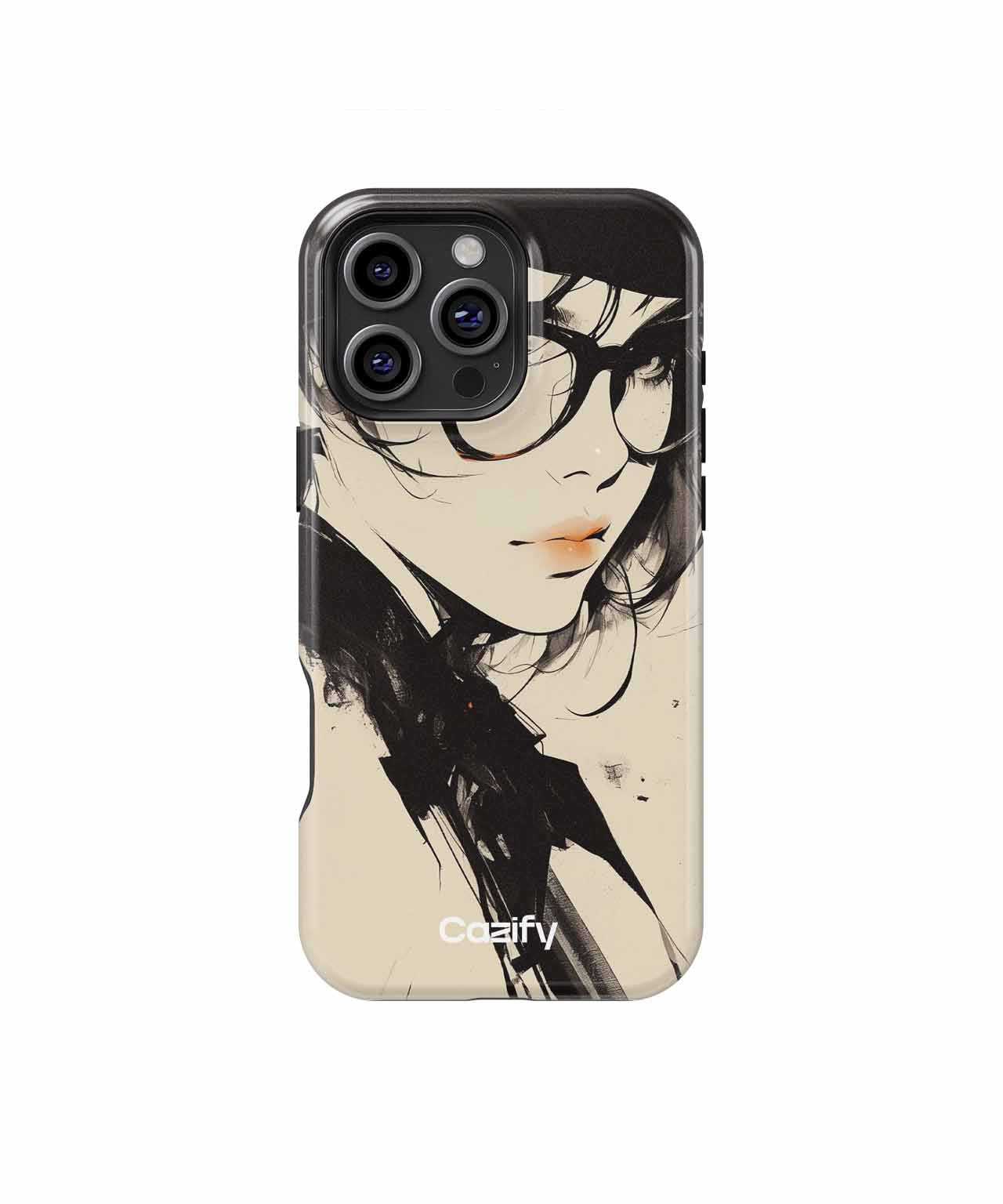 Sassy Intellectual with Stylish Specs iPhone case Case Cazify - Delivery Canada