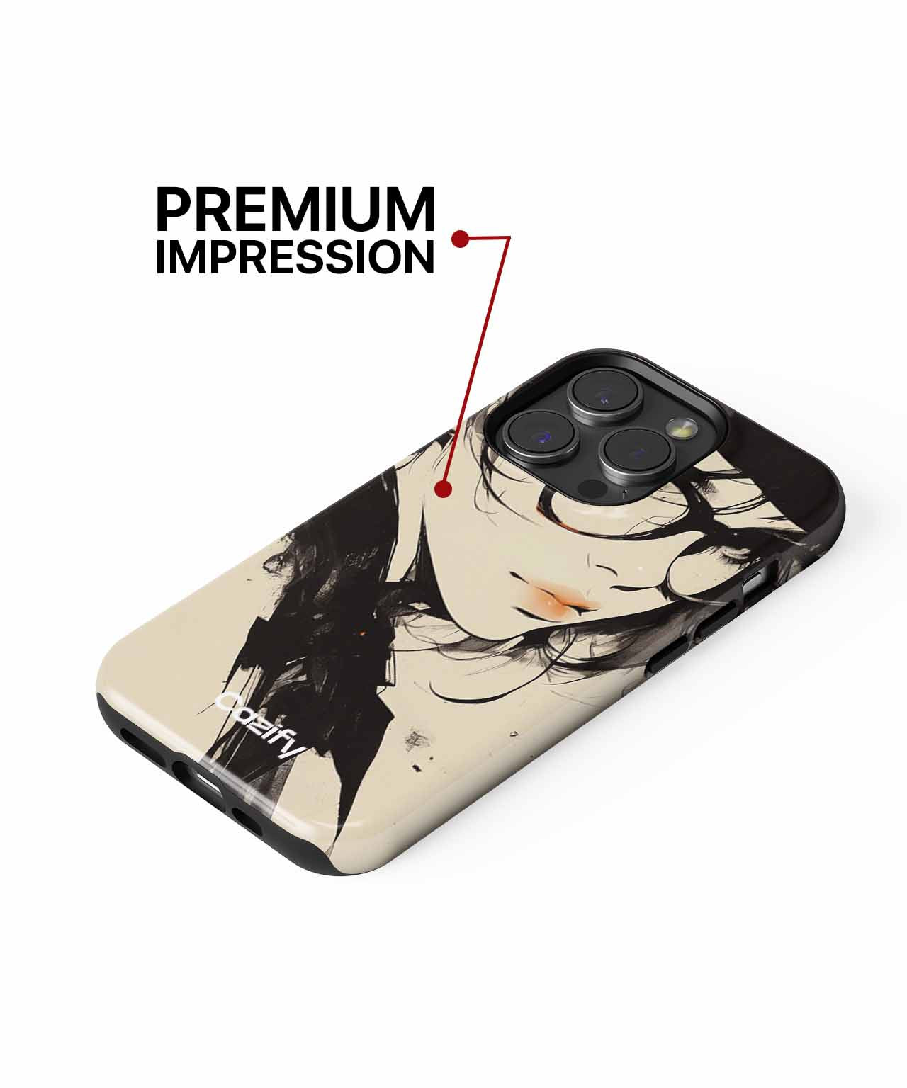 Sassy Intellectual with Stylish Specs iPhone case Case Cazify - Delivery Canada