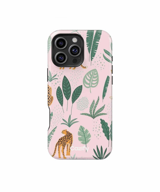 Sassy Leopards Strolling Through Foliage iPhone case Case Cazify - Delivery Canada
