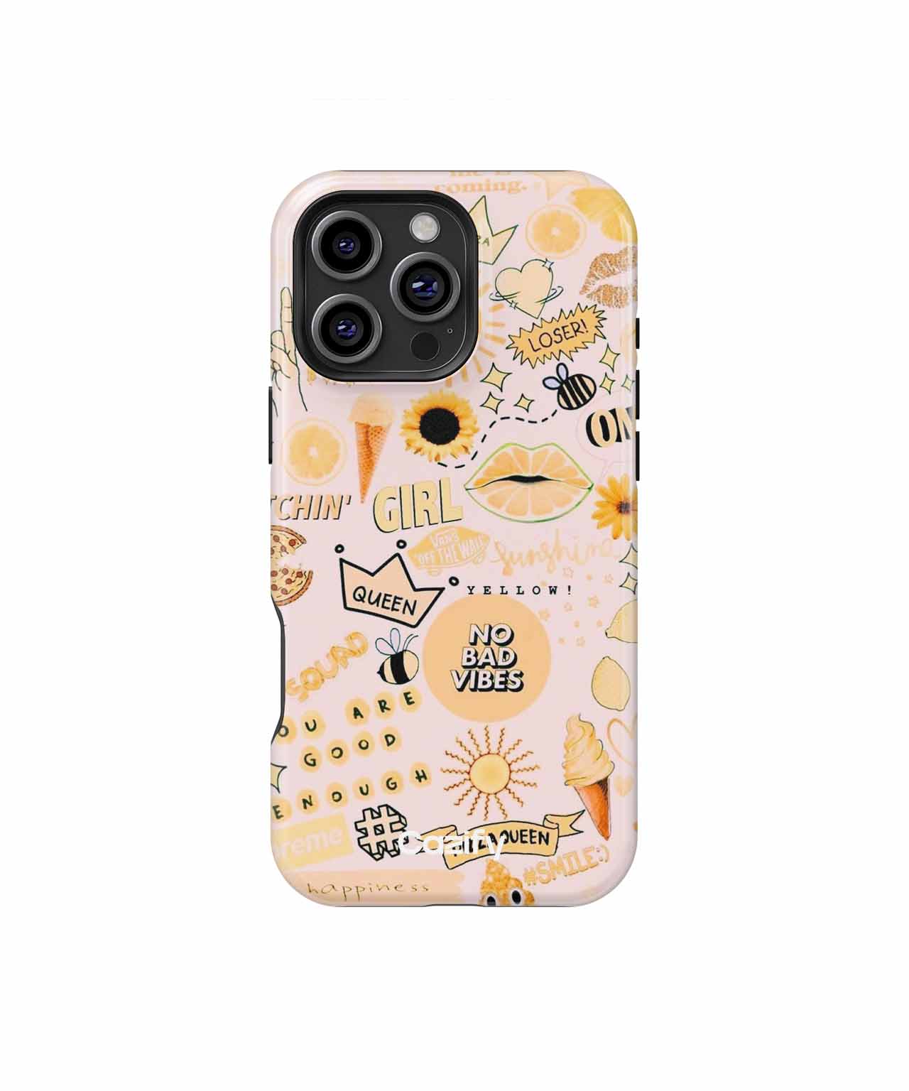 Sassy stickers for fun vibes iPhone case Case Cazify - Delivery Canada