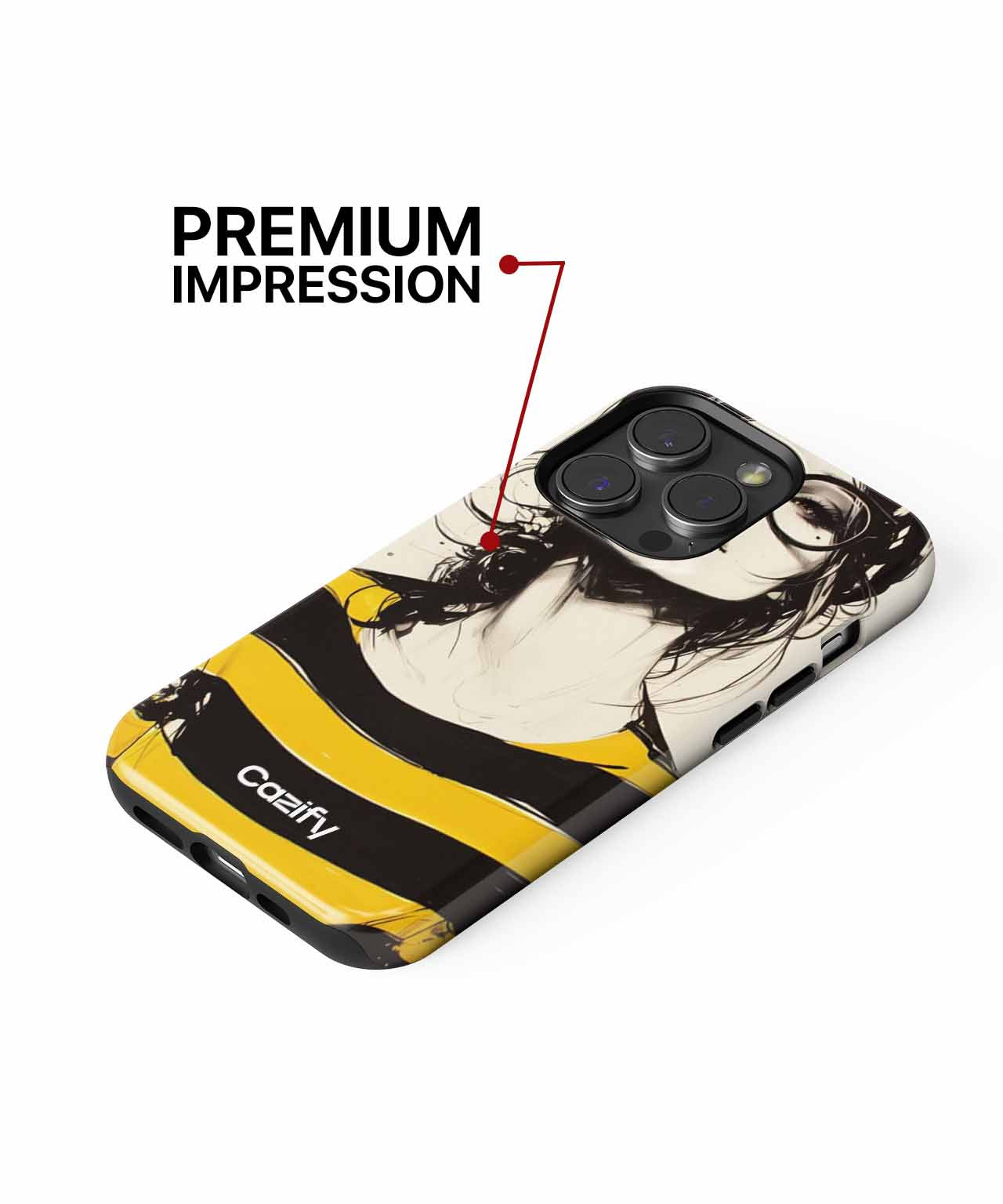 Sassy Stripes and Spectacles Style iPhone case Case Cazify - Delivery Canada