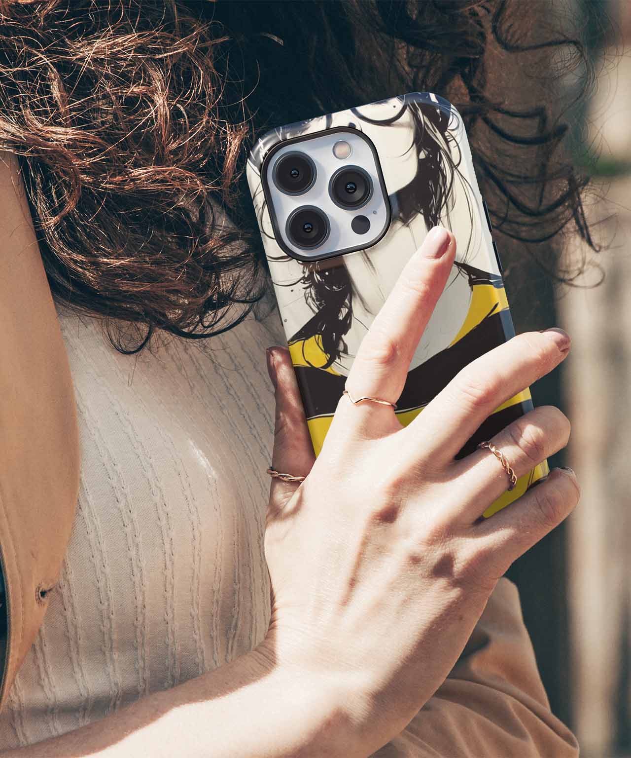 Sassy Stripes and Spectacles Style iPhone case Case Cazify - Delivery Canada