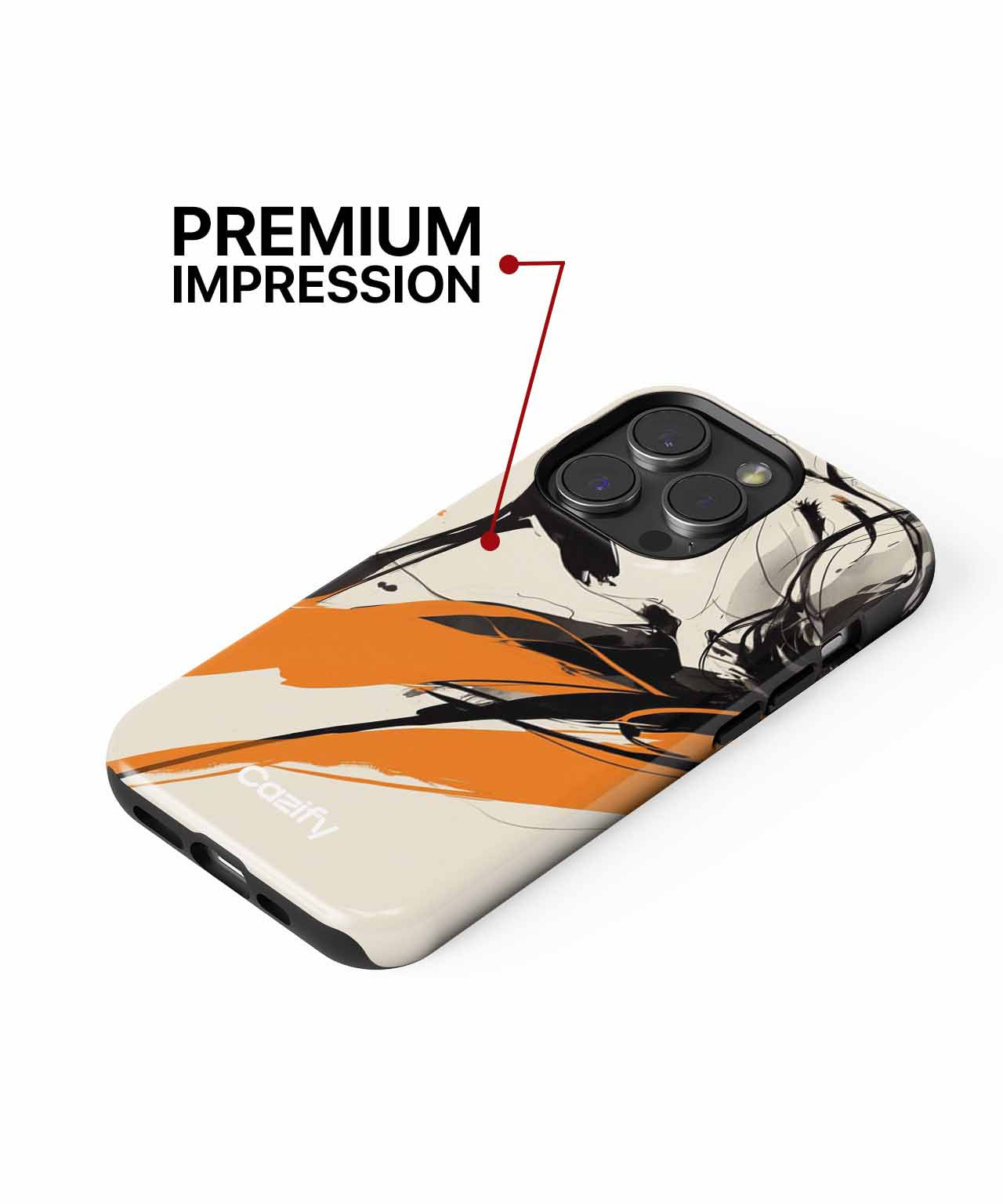 Serene Artistic Woman in Motion iPhone case Case Cazify - Delivery Canada