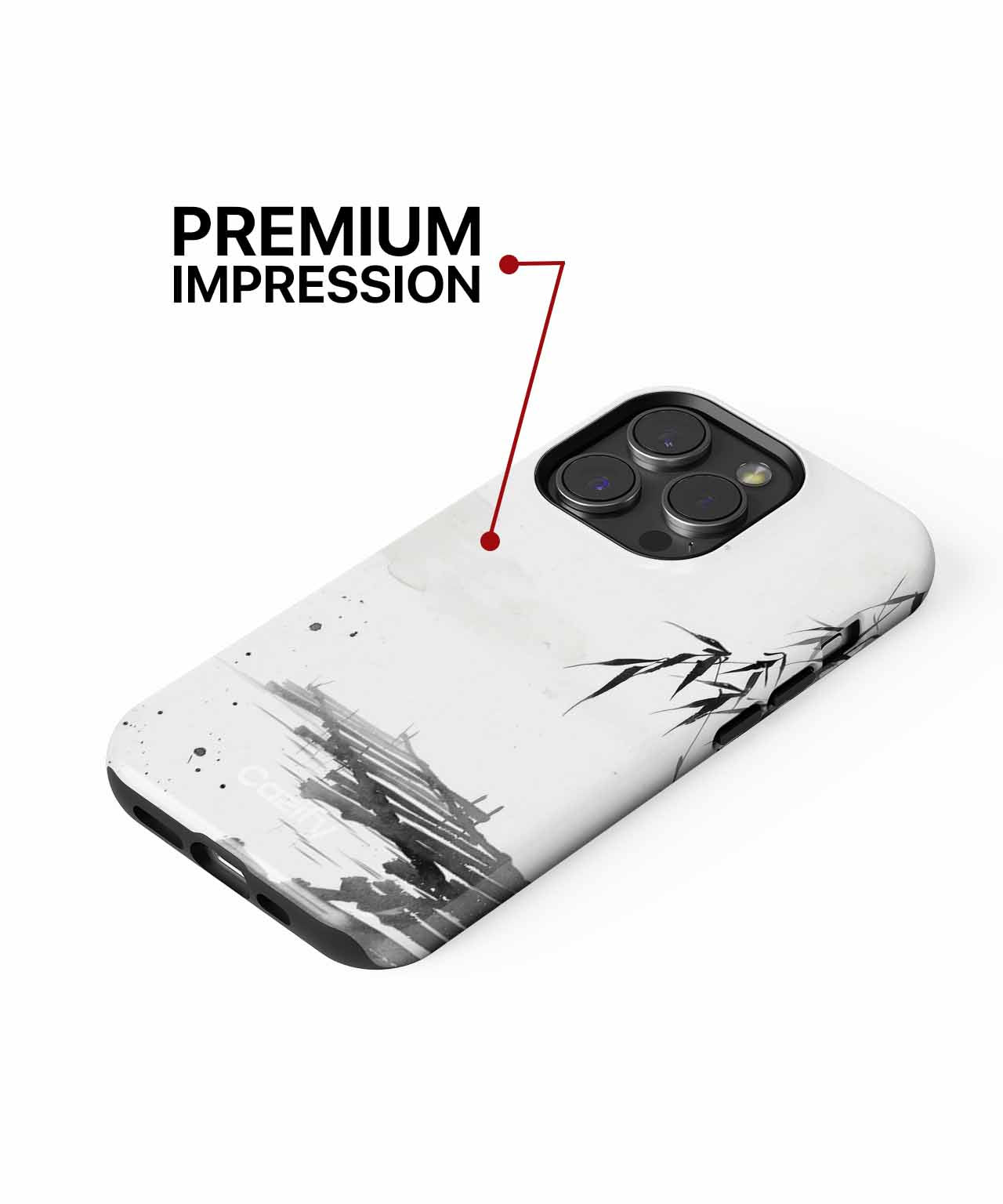Serene Bamboo Pier in Misty Waters iPhone case Case Cazify - Delivery Canada