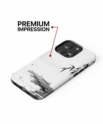Serene Bamboo Pier in Misty Waters iPhone case Case Cazify - Delivery Canada