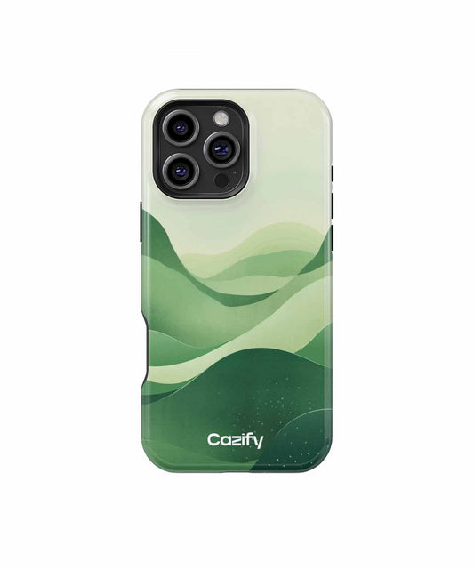 Serene Green Hills Under Sunshine iPhone case Case Cazify - Delivery Canada