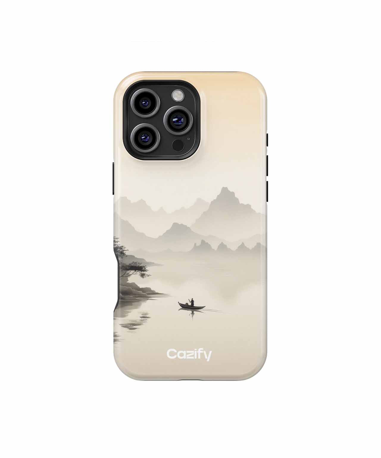 Serene morning boat ride in paradise iPhone case Case Cazify - Delivery Canada