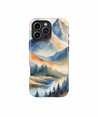 Serene Mountain Lake Retreat iPhone case Case Cazify - Delivery Canada