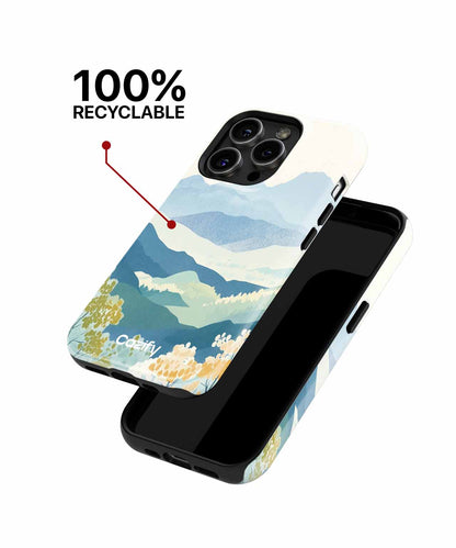 Serene mountain retreat with colorful foliage iPhone case Case Cazify - Delivery Canada