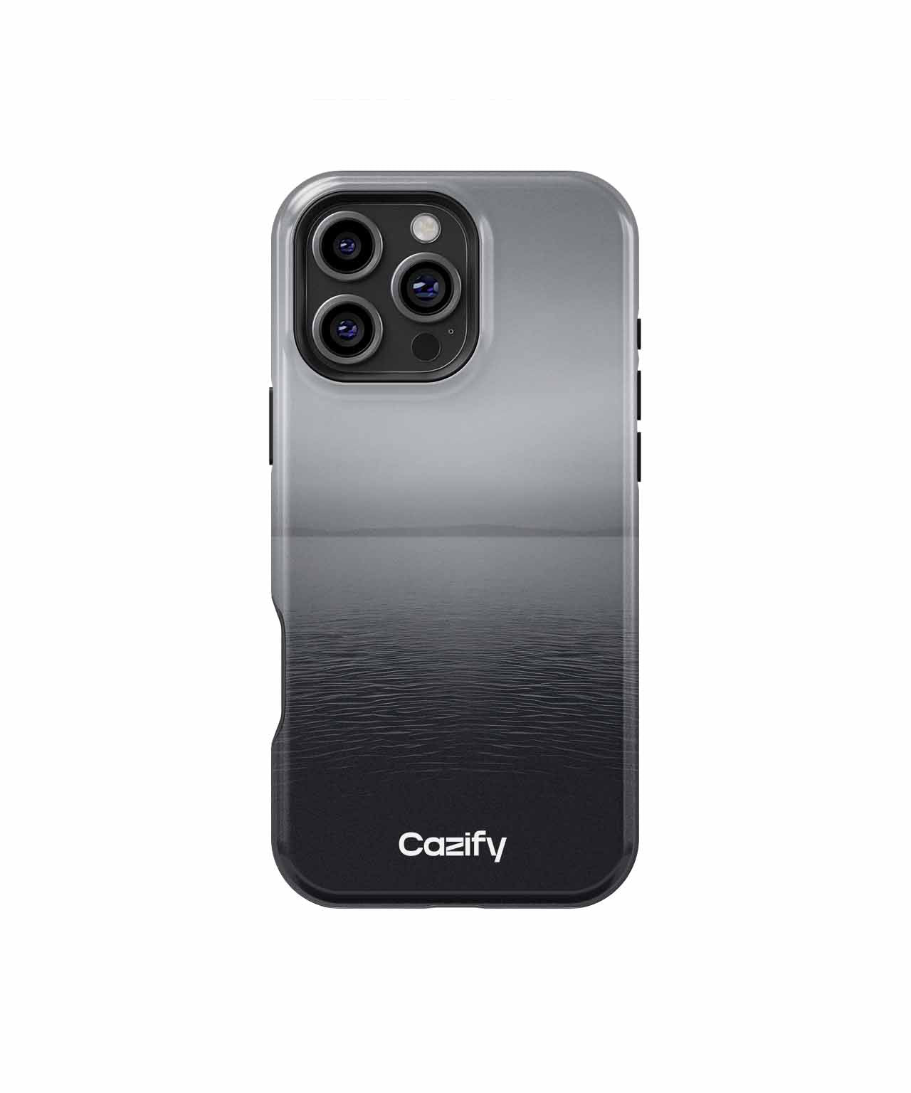 Serene Mysterious Waterscape With Gray Hues iPhone case Case Cazify - Delivery Canada