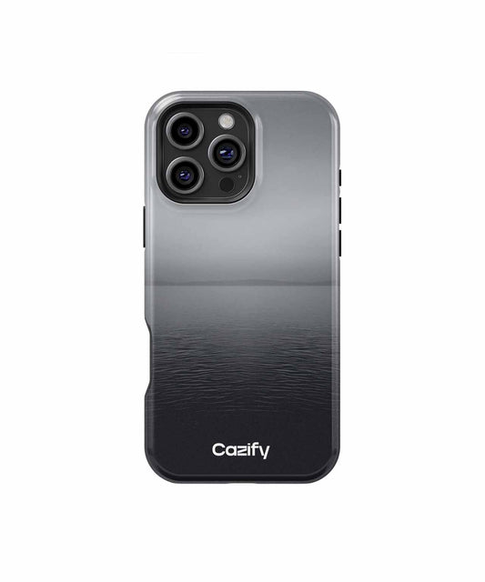 Serene Mysterious Waterscape With Gray Hues iPhone case Case Cazify - Delivery Canada