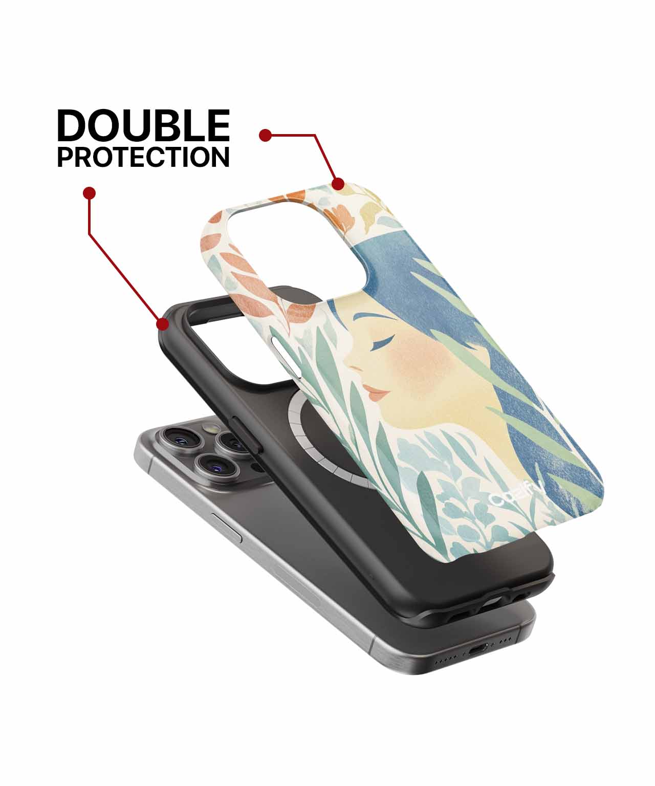 Serene Nature Embrace with Blissful Vibes iPhone case Case Cazify - Delivery Canada