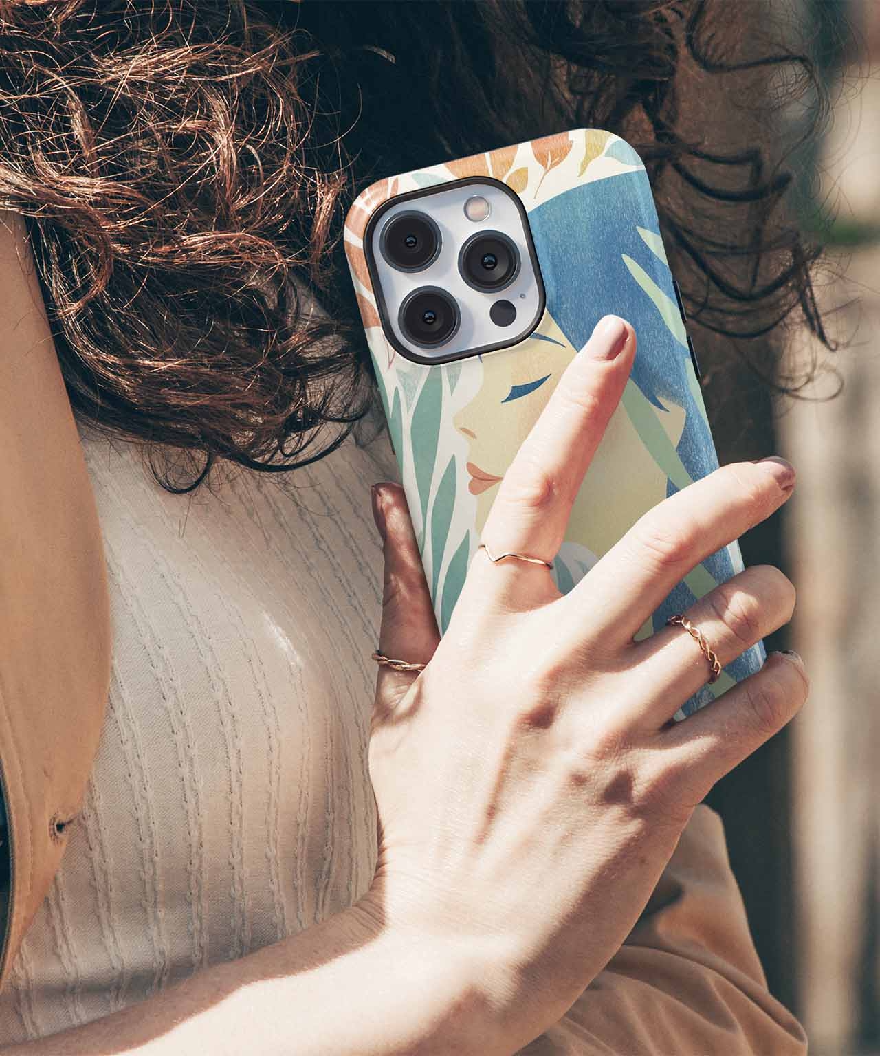 Serene Nature Embrace with Blissful Vibes iPhone case Case Cazify - Delivery Canada