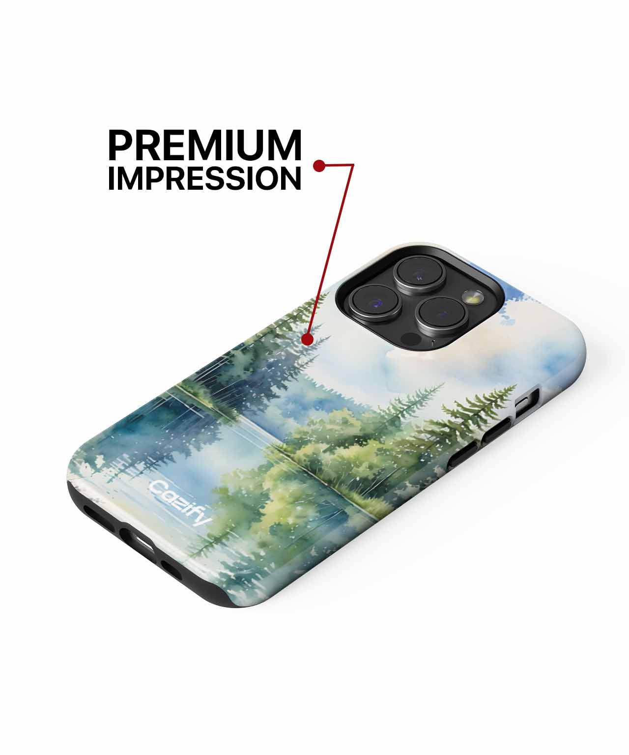 Serene Reflection of Nature's Beauty iPhone case Case Cazify - Delivery Canada