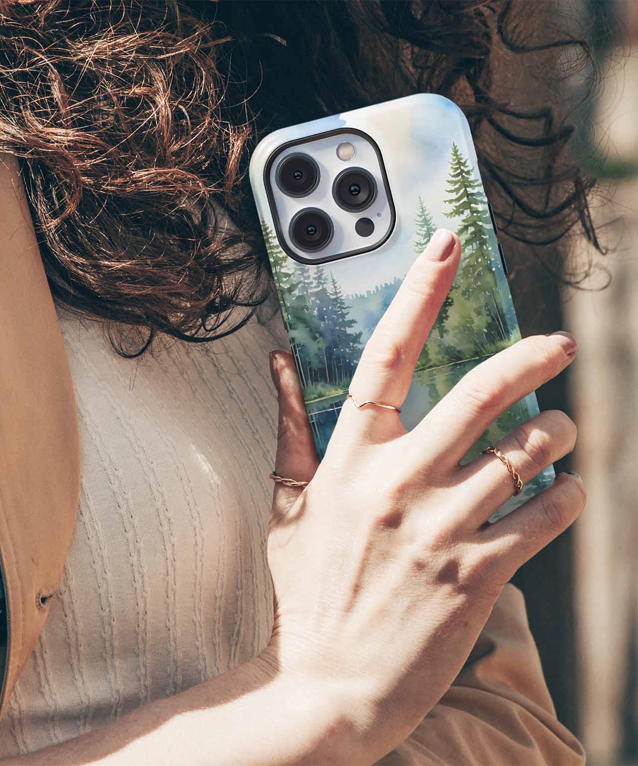 Serene Reflection of Nature's Beauty iPhone case Case Cazify - Delivery Canada