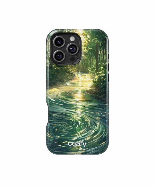 Serene River Dance Through Enchanted Forest iPhone case Case Cazify - Delivery Canada