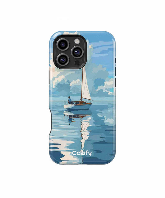 Serene Sailing Adventure on Calm Waters iPhone case Case Cazify - Delivery Canada
