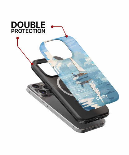 Serene Sailing Adventure on Calm Waters iPhone case Case Cazify - Delivery Canada