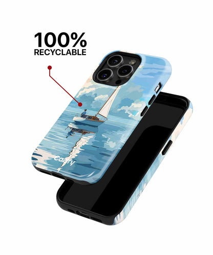 Serene Sailing Adventure on Calm Waters iPhone case Case Cazify - Delivery Canada