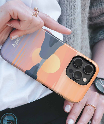 Serene Sunset Over Calm Waters iPhone case Case Cazify - Delivery Canada