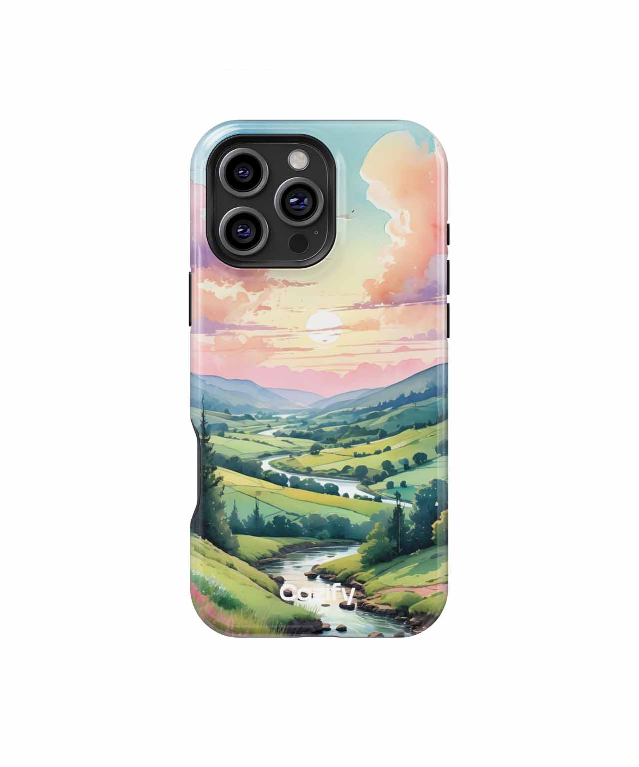 Serene Sunset Over Rolling Hills iPhone case Case Cazify - Delivery Canada