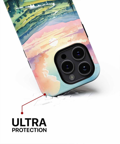 Serene Sunset Over Rolling Hills iPhone case Case Cazify - Delivery Canada