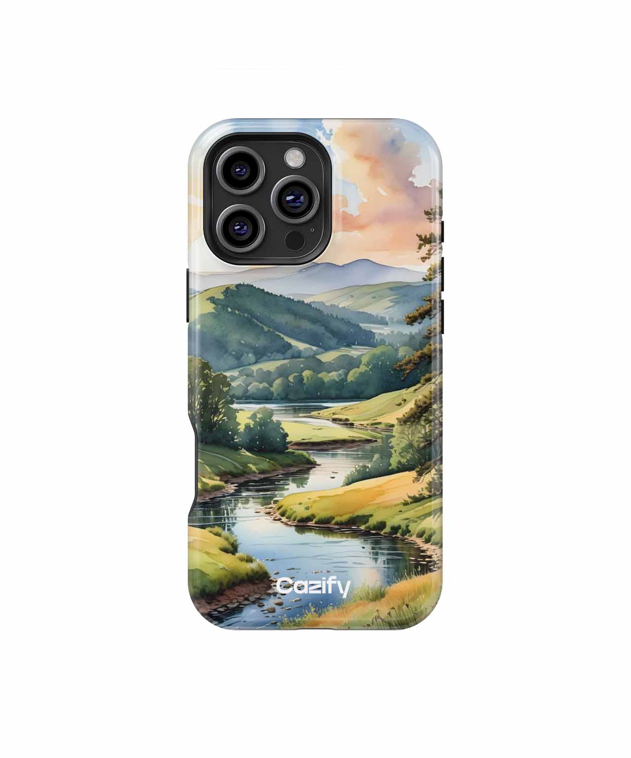 Serene Sunset Over Rolling Hills iPhone case Case Cazify - Delivery Canada
