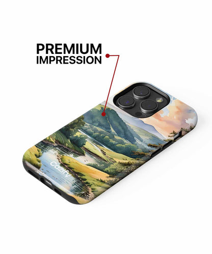 Serene Sunset Over Rolling Hills iPhone case Case Cazify - Delivery Canada