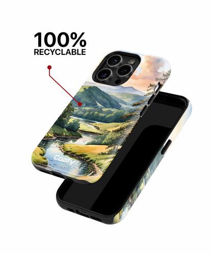 Serene Sunset Over Rolling Hills iPhone case Case Cazify - Delivery Canada