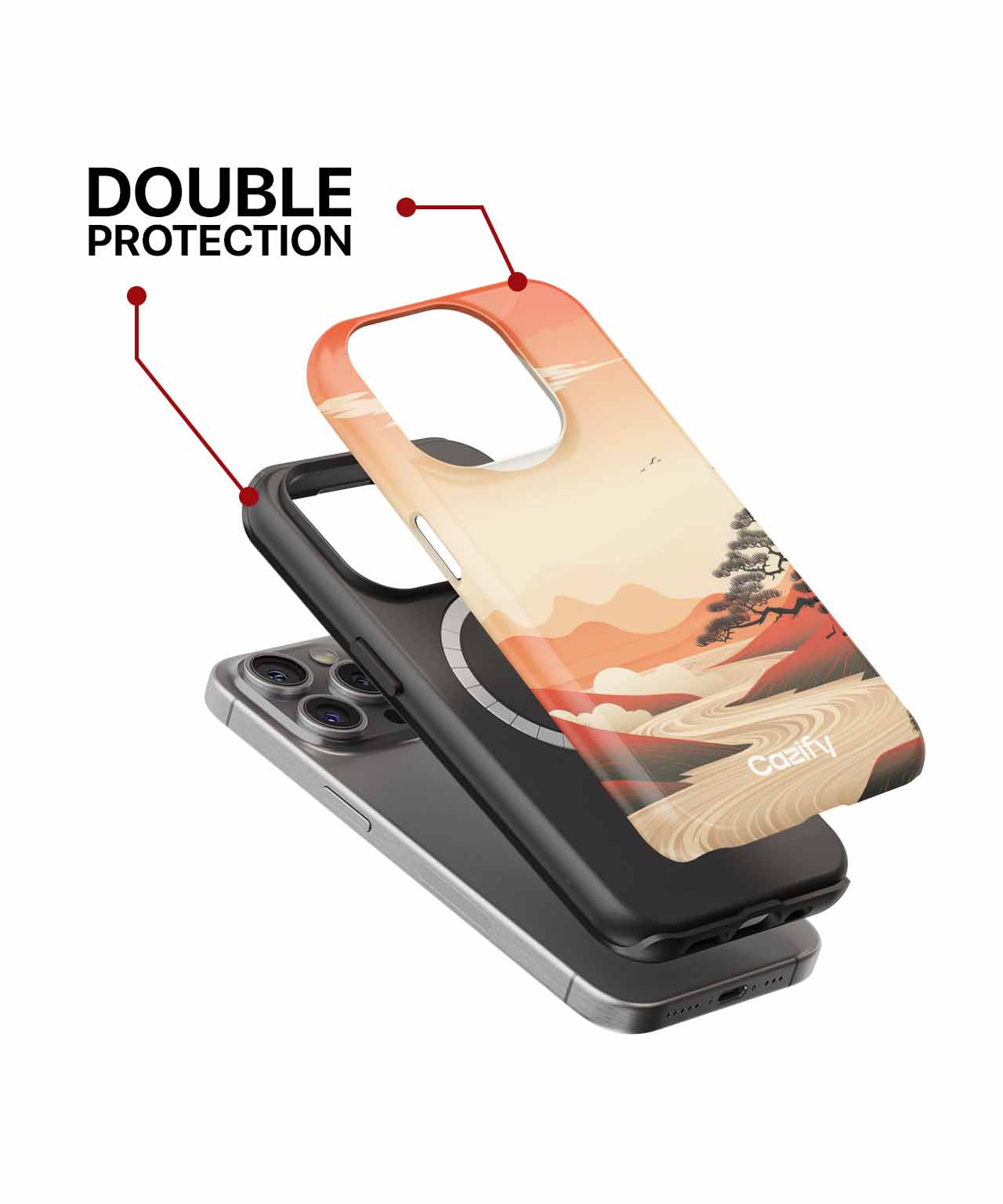 Serene Sunset Over Tranquil Waters iPhone case Case Cazify - Delivery Canada