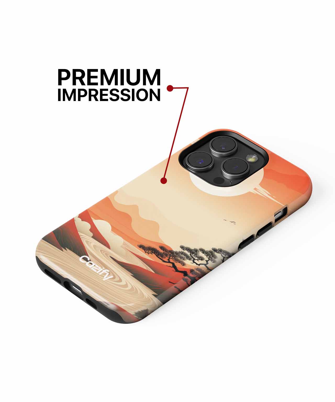 Serene Sunset Over Tranquil Waters iPhone case Case Cazify - Delivery Canada