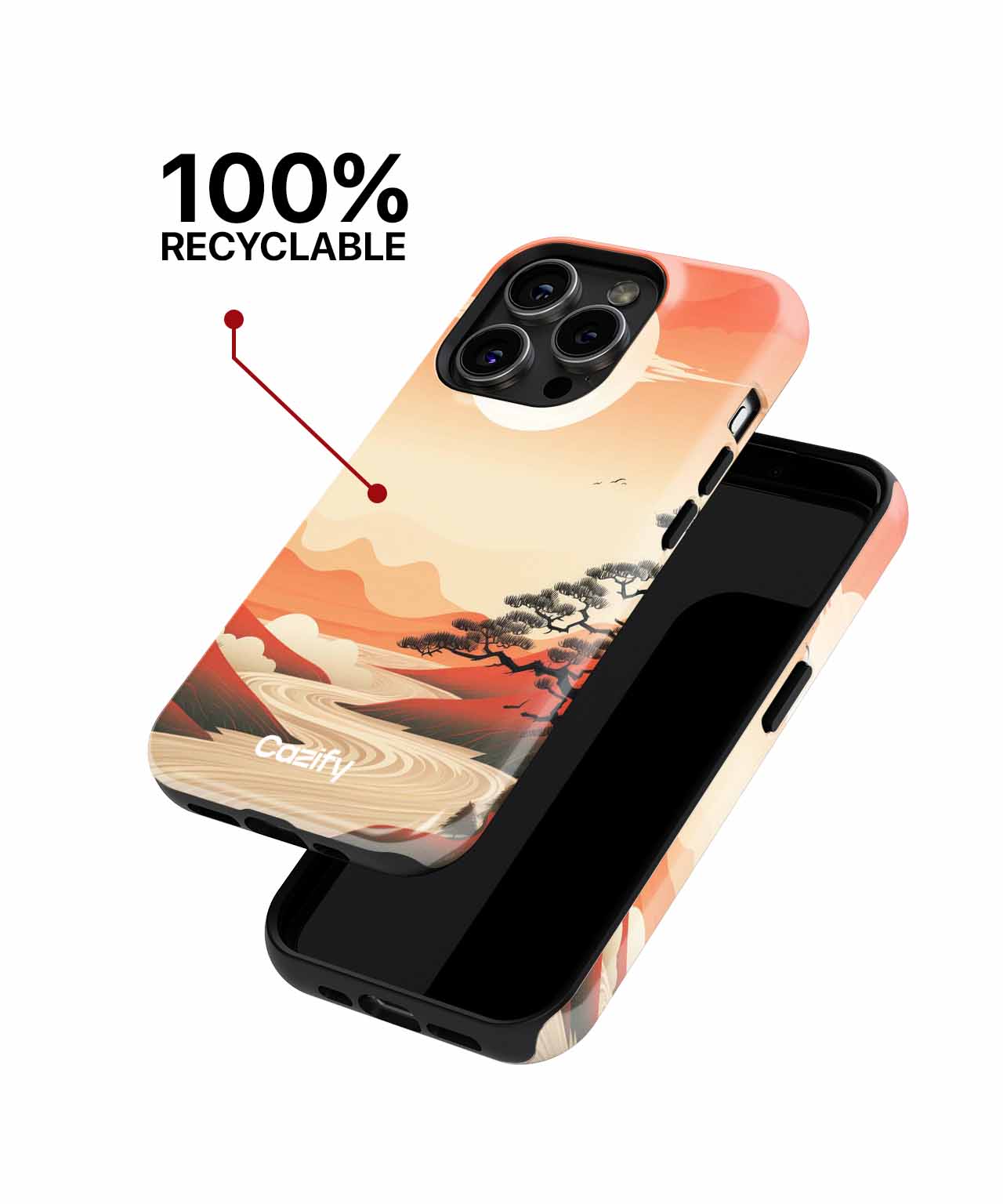 Serene Sunset Over Tranquil Waters iPhone case Case Cazify - Delivery Canada