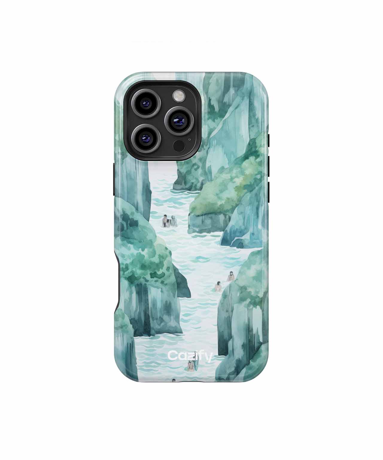 Serene Waterfall Escape in the Mountains iPhone case Case Cazify - Delivery Canada