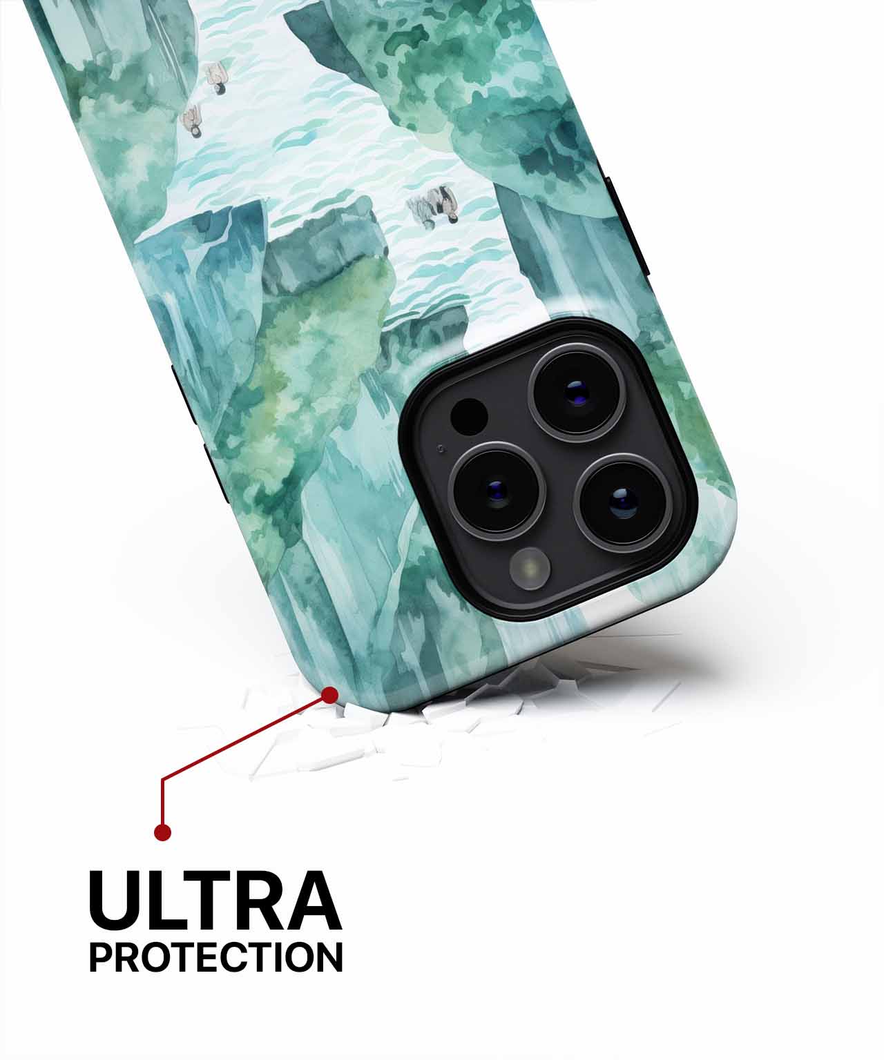 Serene Waterfall Escape in the Mountains iPhone case Case Cazify - Delivery Canada